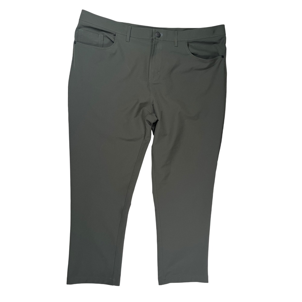 Public Rec Workday Pant Men 42x30 Olive Green Straight Leg Performance Chino